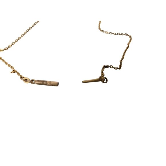 Vintage Honey Baltic Amber Beaded Cross Pendant Necklace on Chain Barrel Closure - Picture 4 of 6